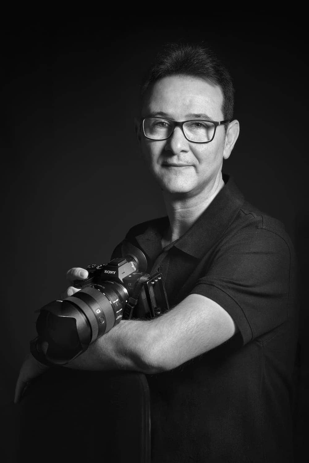 Portrait of Jesús M García, photographer